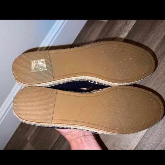 New Tory Burch Canvas Espadrilles Flat Shoes - Picture 4 of 6